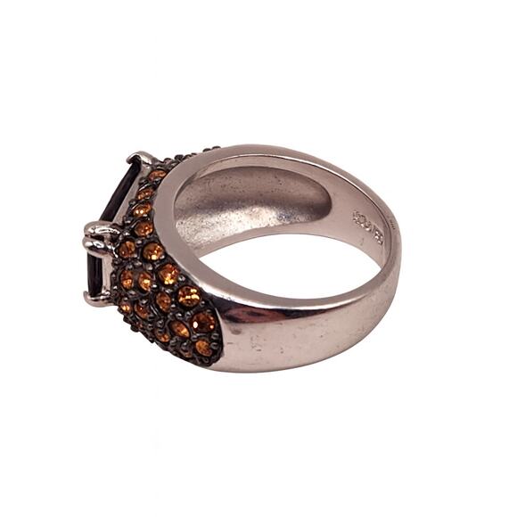 Sterling Silver Amethyst Ring Size 6 – .925 Purple Gemstone, 0.28 oz - Picture 3 of 11